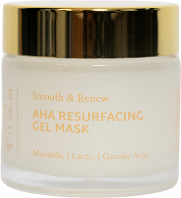 Gentle, brightening, renewing gel face mask with active ingredients 